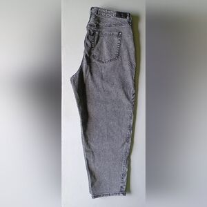 A Hollister Ultra High-rise Mom Jeans